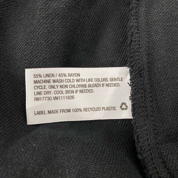 Isabel Maternity Tie-Front, Pull On, Elastic Waist Black Shorts size Medium NEW - Picture 5 of 5